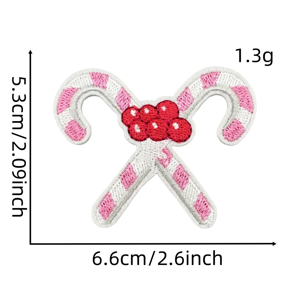 3g Weight Clothing Sticker Patches Classification 1 Piece Quantity Nonwoven, Polyester Material Christmas Festival Christmas Tree, Snowman, Snowflake Pattern Cute Style 1 Piece Cute Christmas Tree Snowman Snowflake Nonwoven Polyester Clothing Sticker Patches 4