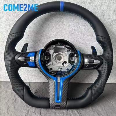 Genuine leather steering wheel blue M1M2 carbon fiber blue cross suitable for BMW F30 F20 F22 F23 F33 F34