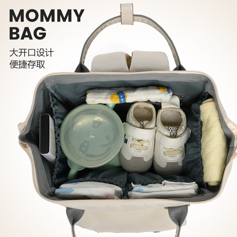 Nuevos productos pueden colgar cochecito bolsas personalizadas para salir bolsas de botellas de leche de gran capacidad de aislamiento de la bolsa de mamá impresa a medida logotipo