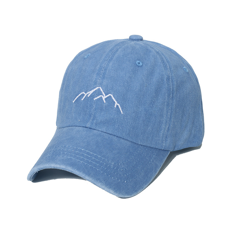 Unisex Fashion Mountain Embroidery Curved Eaves Baseball Cap display picture 3