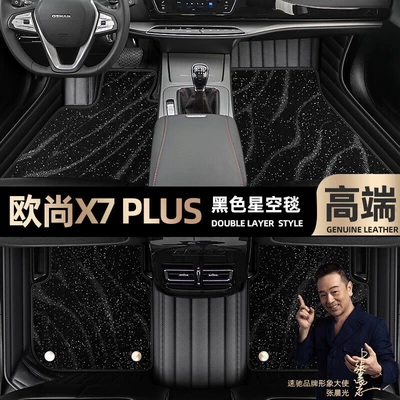 Ayaqaltılar (Kovriklər) | pads fully enclosed 22 car - black-leather-black-star-blanket-double-layer