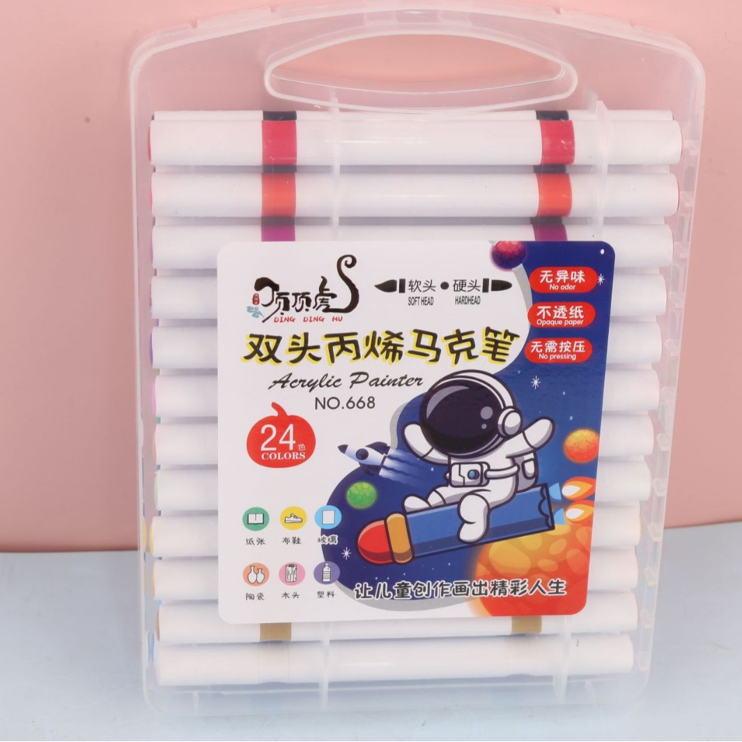 Top Tiger acrílico marcador 12/24/36/48 color cristal pluma pintura creativa DIY graffiti a base de agua