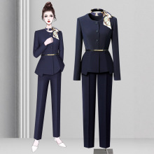 高端西装套装女职业气质时尚酒店前台接待工装案场客服工作服春秋
