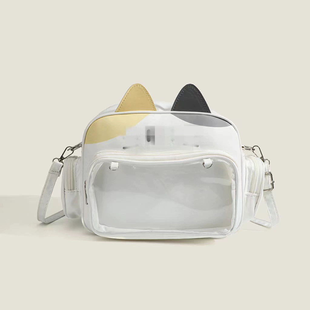 Mechanical Universal Backpack, One-Shoulder Bag, Transparent Front Window, Lightweight