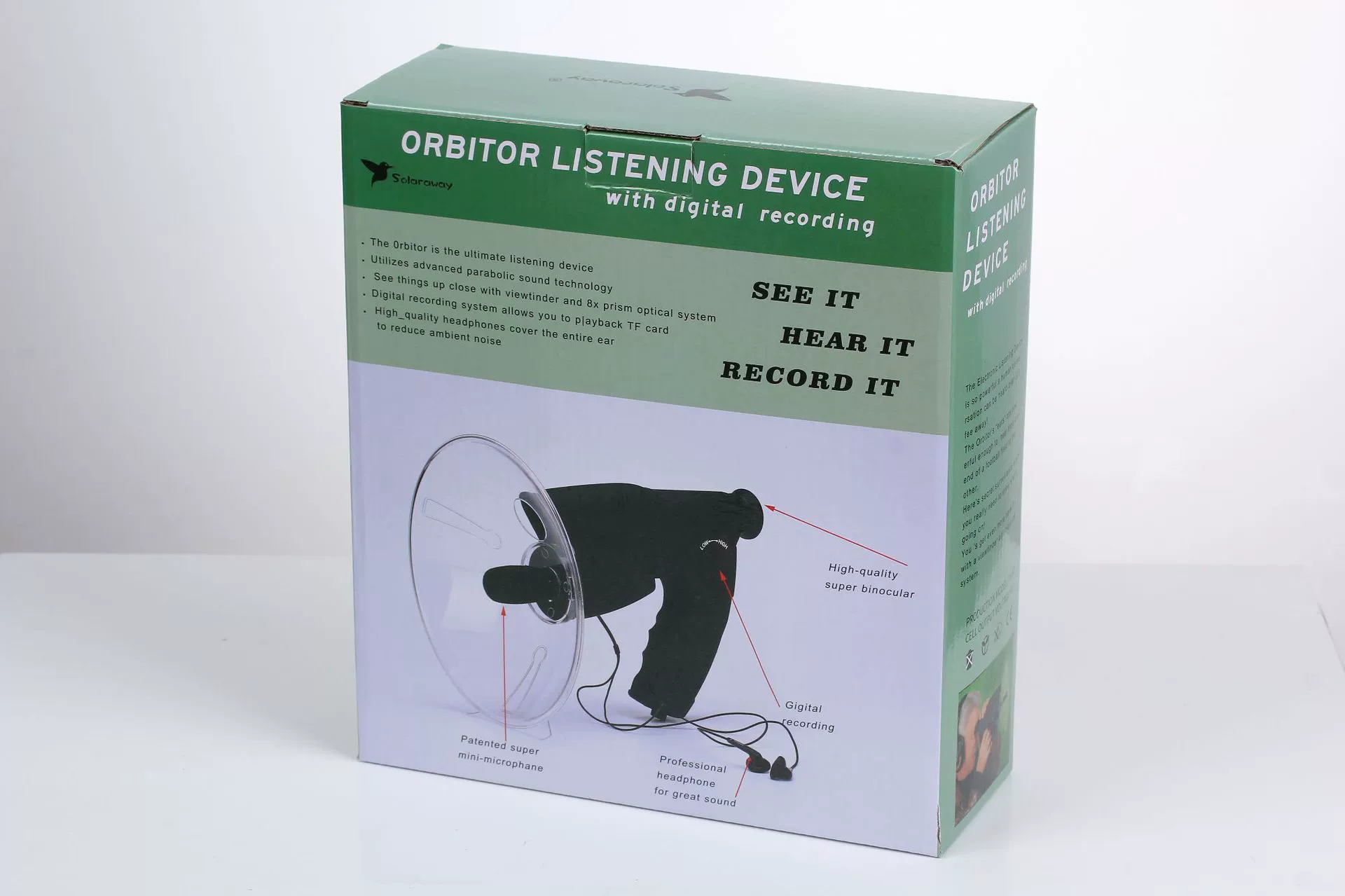 TF-карта наблюдатель за птицами бренд solaraway наблюдатель за птицами Удаленная коллекция звука Запись с TF-карты