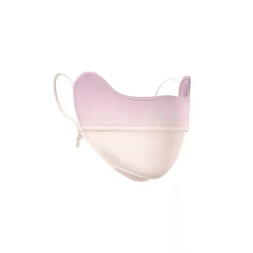 Gradient color eye protection sun protection women's summer dustproof anti-UV mask cycling sunshade blush breathable