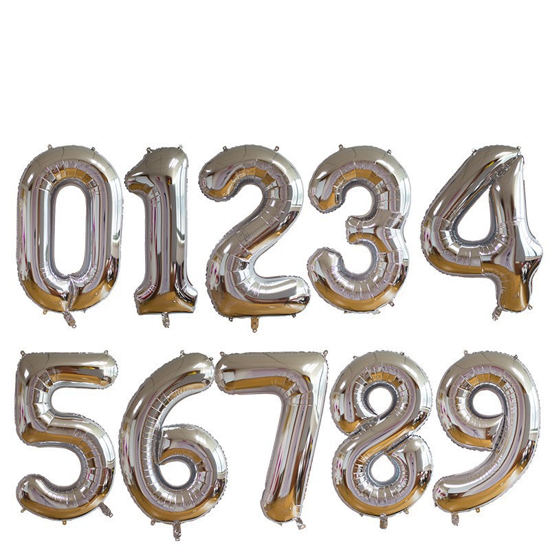 32寸数字美版瘦体气球