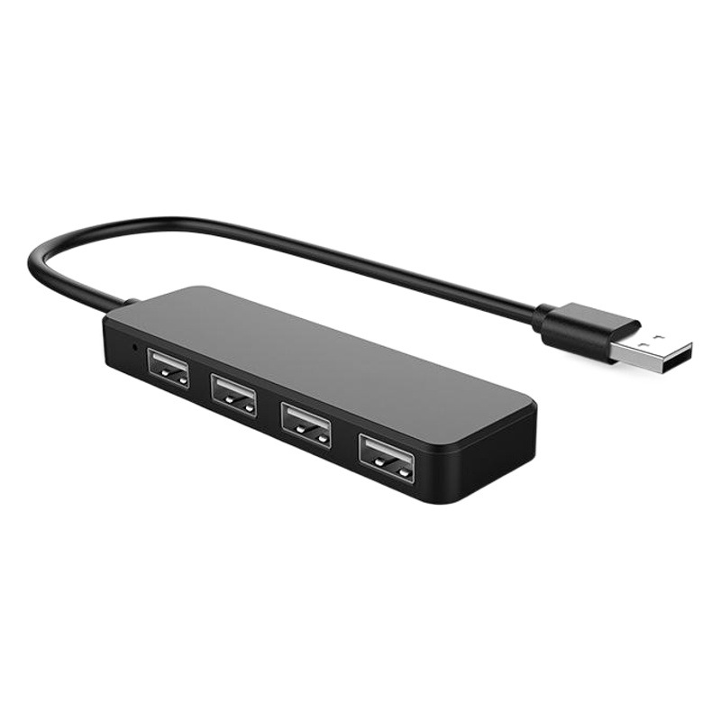 Transfronterizo al por mayor de 4 puertos mini USB 2.0HUB Hub plana de uno a cuatro USB divisor de extensión
