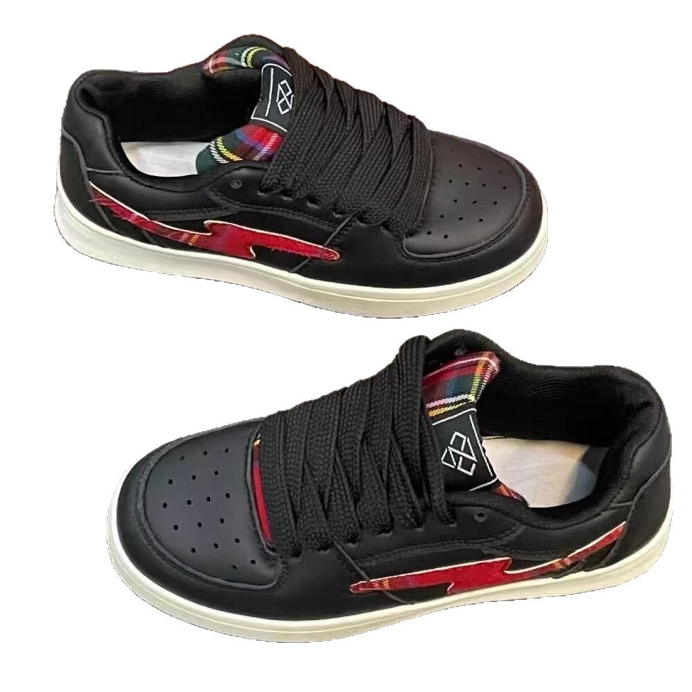 2025 original negro gordo pan retro deportes y ocio marea nacional pareja todo-fósforo zapatillas para hombres y mujeres con el mismo estilo ultraligero
