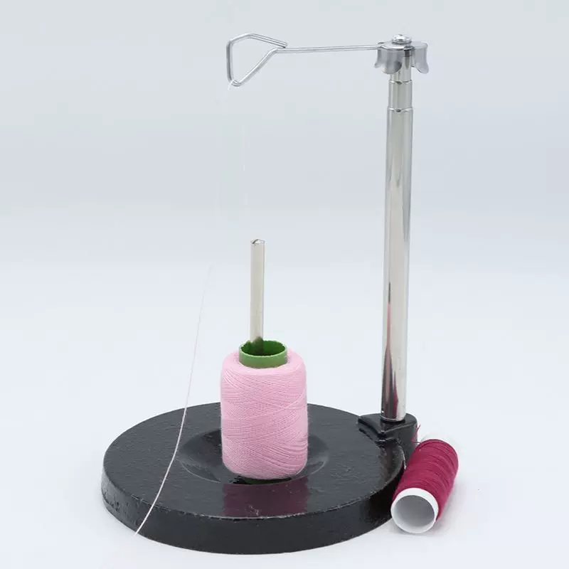 金属单线架缝纫大轴宝塔轴架可伸缩线架缝纫机锁边配件家用重底盘