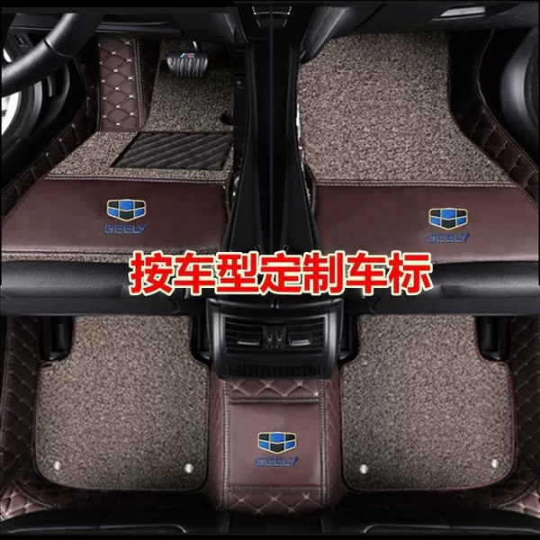[Double-layer coffee color + rice silk circle Qingying