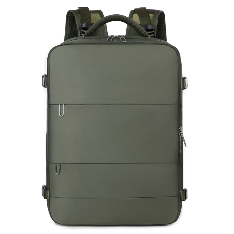 Bolsa de hombro de color sólido de gran capacidad tipo caja colgante varilla de tracción independiente bolsa de viaje para mujeres mochila ocio multifuncional