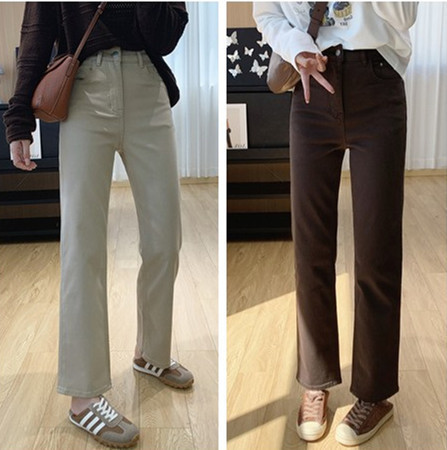 The perfect pants for commuting! High-waisted, slimming, and stylish straight-leg jeans for women, a new autumn collection for 2026 The perfect pants for commuting! High-waisted, slimming, and stylish straight-leg jeans for women, a new autumn collection for 2026