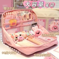 Capacious doll, high quality pencil case, teaching storage system, stationery, new collection