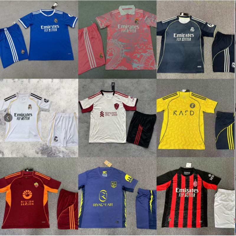 Uşaq futbol forması dəsti, qısaqol köynək və şort