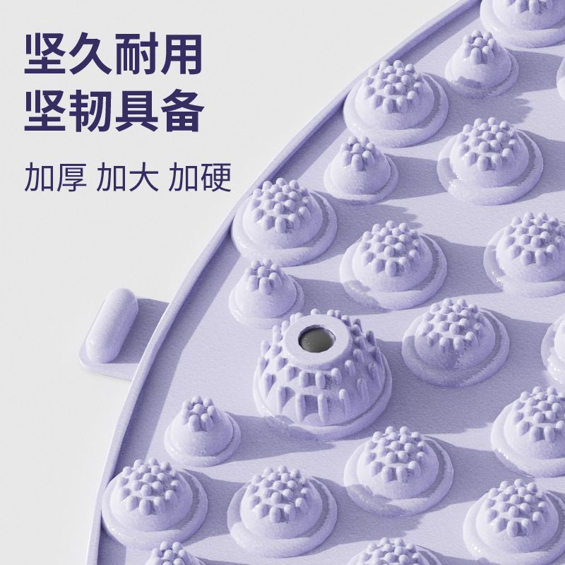磁石按摩指压板家用加厚气囊成人通筋络脚圆形按摩垫带滚球指压板|undefined