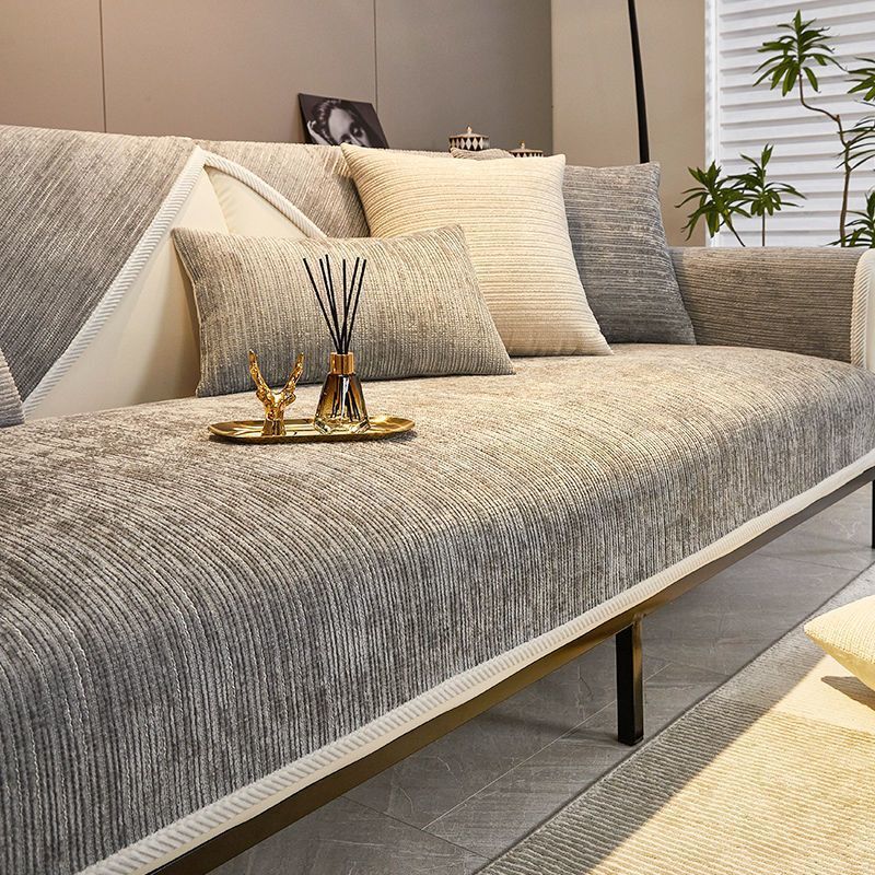 Four Seasons Universal Chenille Sofa Cushion Simple Grey High-end Sofa Cover All-inclusive Non-slip suit Light Luxury Modern Four Seasons Universal Chenille Sofa Cushion Simple Grey High-end Sofa Cover All-inclusive Non-slip suit Light Luxury Modern