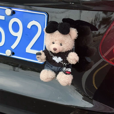 Decoration Ornaments Plush Doll — Car ornaments - upgrade-the-exterior-decoration-of-stance-21-foreign-style-bear