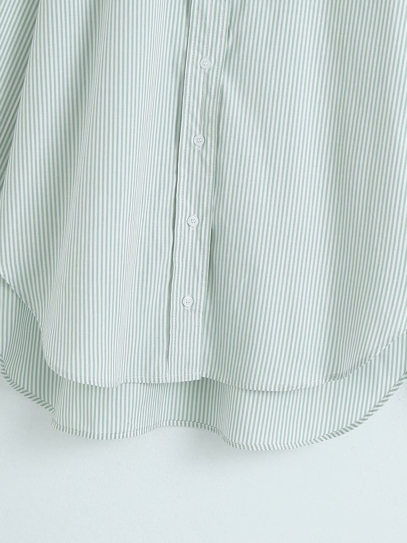 women s striped poplin blouse nihaostyles clothing wholesale NSAM77895