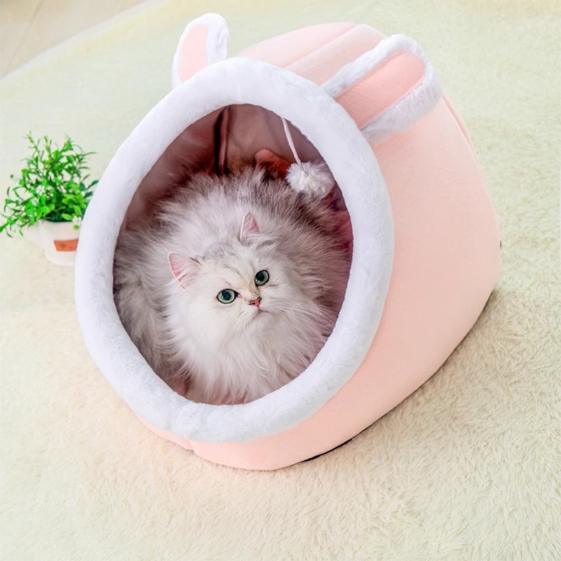 작은 분홍색 토끼