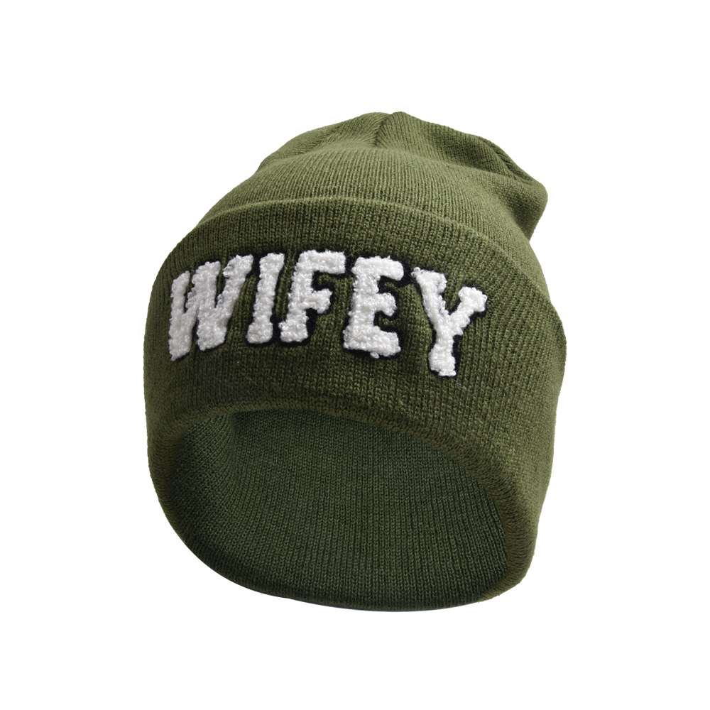 Unisex Original Design Letter Eaveless Wool Cap display picture 29