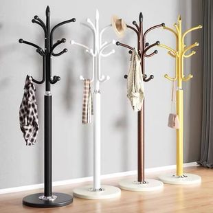 Marble Coat Rack, Light Luxury Bedroom Clothes Drying Rack, Floor-Standing Vertical Clothes Rack