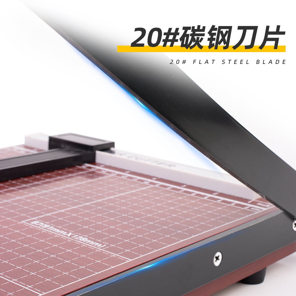 Processing wooden base paper cutter small manual paper cutting…