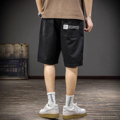 Summer New Trend Brand Men's Straight Leg Workwear Casual Shorts Loose Ins Casual Five-Finger Mid-Calf Pants from the Original Manufacturer