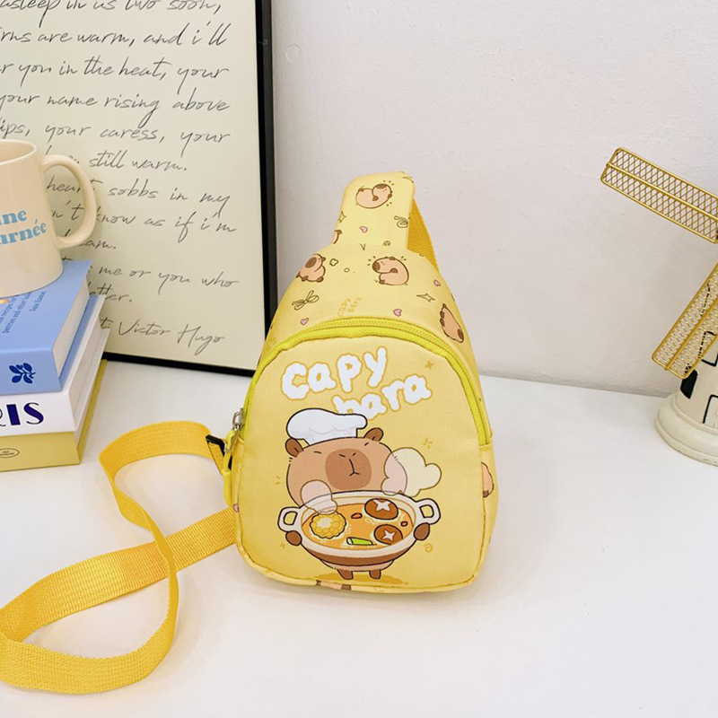 Bolsos para niños lindos bolsos de pecho para niñas al aire libre versátiles bolsos de cambio para niños bolsos de caricatura para chicas