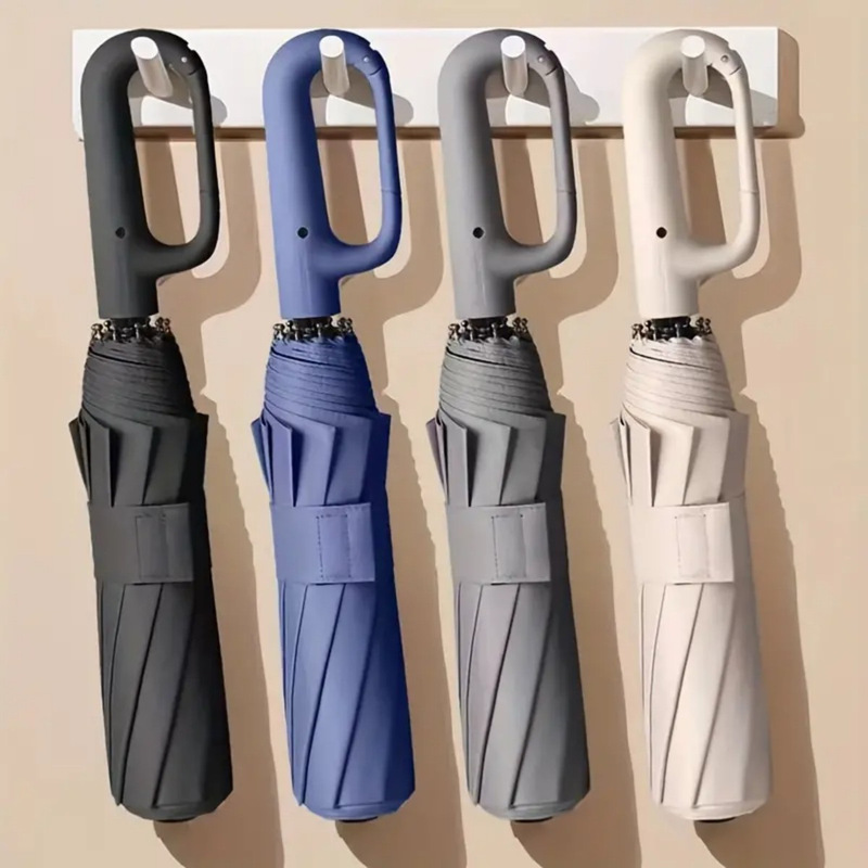 Ring Buckle Foldableing Umbrella 10-Bone Sun Protection Men's Business Umbrella Fully Automatic Hook Umbrella Outdoor Large Sunny Umbrella Wholesale Ring Buckle Foldableing Umbrella 10-Bone Sun Protection Men's Business Umbrella Fully Automatic Hook Umbrella Outdoor Large Sunny Umbrella Wholesale