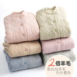 儿童新款校服神器男童内搭棉服女童秋冬夹棉外套保暖内胆棉袄棉衣