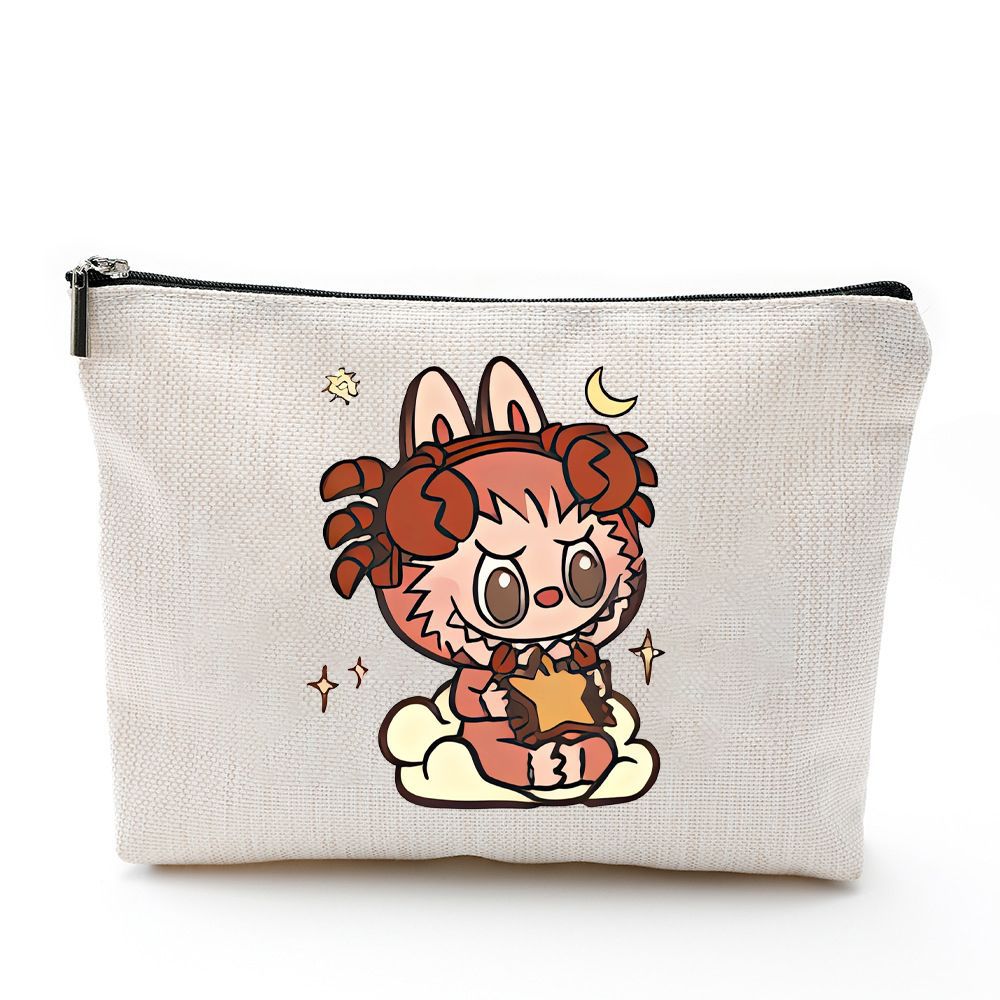 Patrón de animación de dibujos animados doble cara impresión bolsa de almacenamiento venta cruzada spot directo tamaño de patrón ajustable