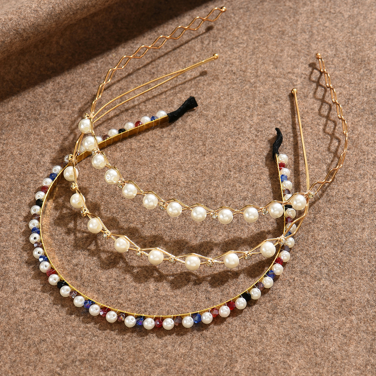 estilo coreano simple perla hebilla de hadas red red red de rosas de diamante abrazaderas de cabello joyerías hebilla al por mayor transfronterizas