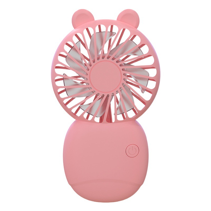 Nuevo pequeño ventilador de carga USB ventilador de mano lindo bolsillo dormitorio escritorio mini ventilador regalo logo