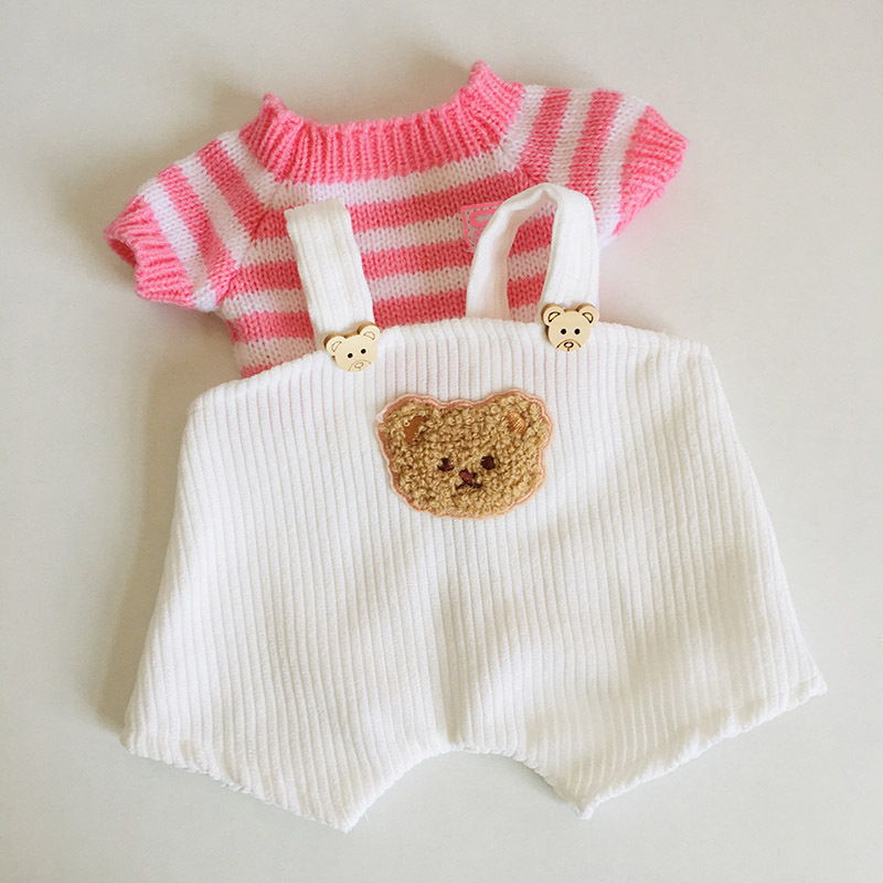 No. s Beier Lulu ropa 30cm conjunto oso muñeca ropa hecha a mano oso de peluche muñeca regalo para niñas