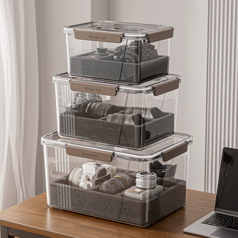 Camera, waterproof box anti-dryness, storage box, electronic lens