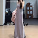 Shu Hu Lei Fu Sheng Ruo Meng Imitation Acetate Satin Sling dress Fashion Simple Women's dress Summer New