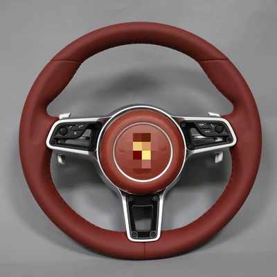 Steering wheel for Porsche 911, Cayenne - red