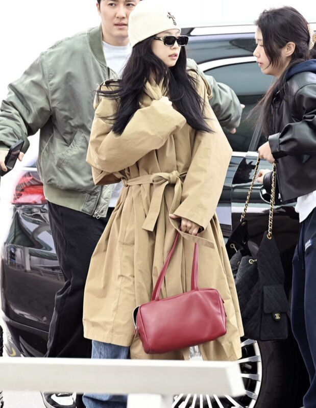 Jennie同款row新款Astra保龄球包羊皮单肩包通勤手提腋下包波士顿|undefined