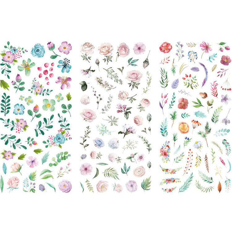 Yue Zhen ins fresca plana carácter lindo diario colección DIY álbum y papel diario material al por mayor