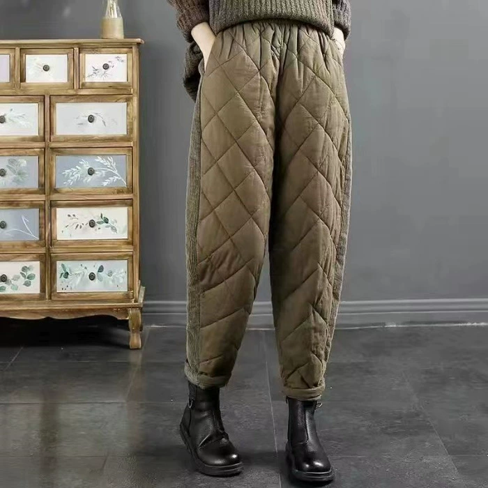 Флисовые зимние брюки, западный стиль, оверсайз, размеры plus M-4XL