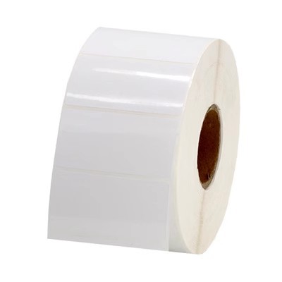 밝은 흰색 PET 방수 스티커, 고온 내열성 및 찢어짐 방지 고정 자산 라벨, 산업 제품, 가전 제품 액세서리, 자체 접착