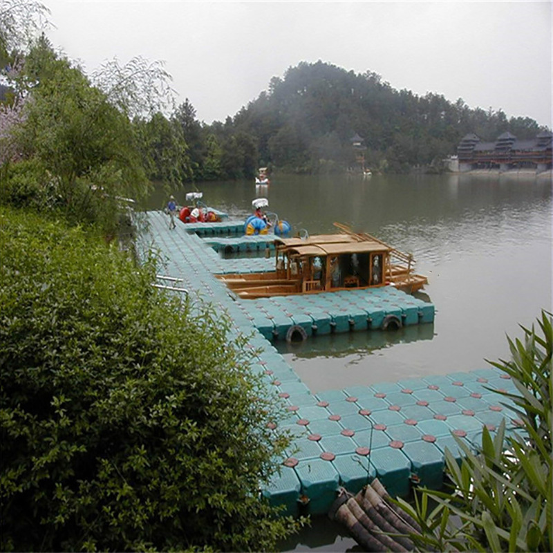 Dragon Boat Wharf Fishing Platform Water Float Plastic Bucket Float Box Yacht Dragon Boat Wharf Motor Boat Berth
