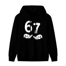 J 98123 Gesture Print Hoodie �ք�ӡ���Bñ�l�� �羳�W��