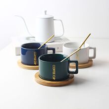 小清新简约陶瓷咖啡杯情侣马克杯早餐牛奶花茶个性咖啡杯套装ins