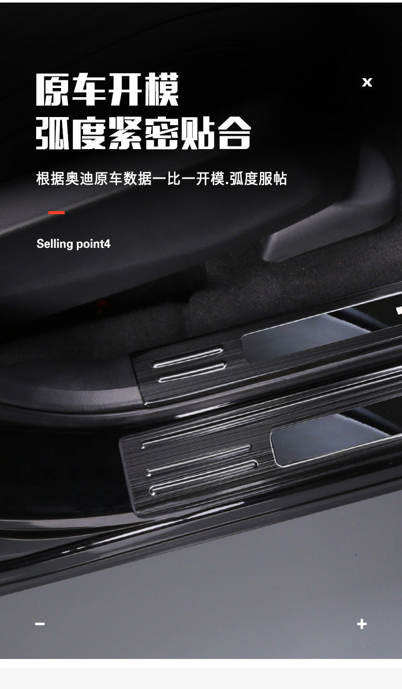 Suitable for Honda crv Door Sill Strip Stainless Steel Welcome Pedal Protection Sticker Modified Decorative Trunk Guard Anti-scratch Protection