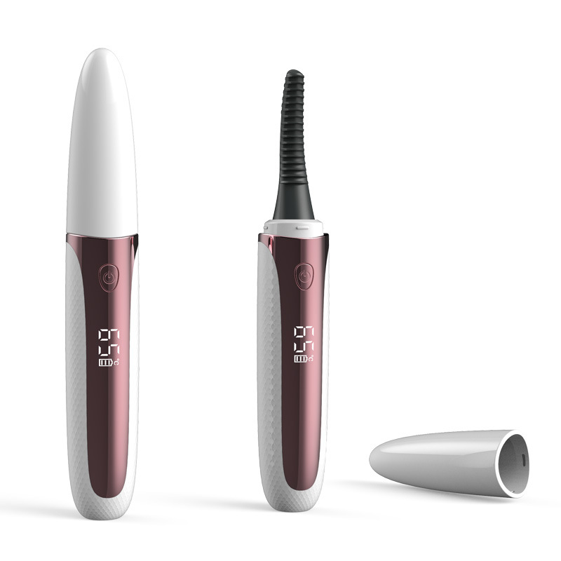 Rizador de pestañas eléctrico Eyecurl de quinta generación con cuatro configuraciones de temperatura, cabezal de cepillo con cable calefactor de ajuste de temperatura de cuatro niveles.