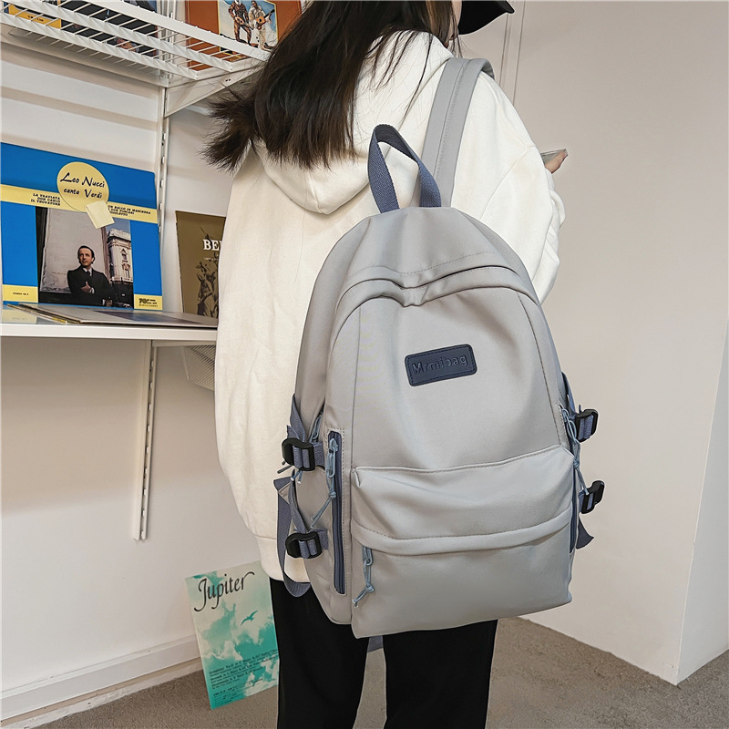 Knitted Backpack For Women Houndstooth Pattern Large Capacity_voghion.com