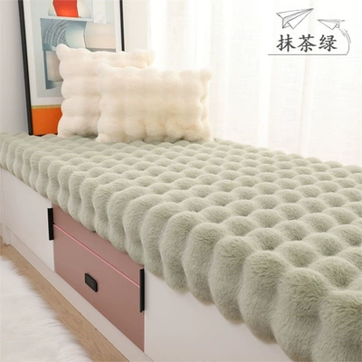 No-Wash Red Carpet Visual – Car Carpet - matcha-green-bubble-velvet-thick-anti-slip-40cmx40cm-pillow-including-pillow-core
