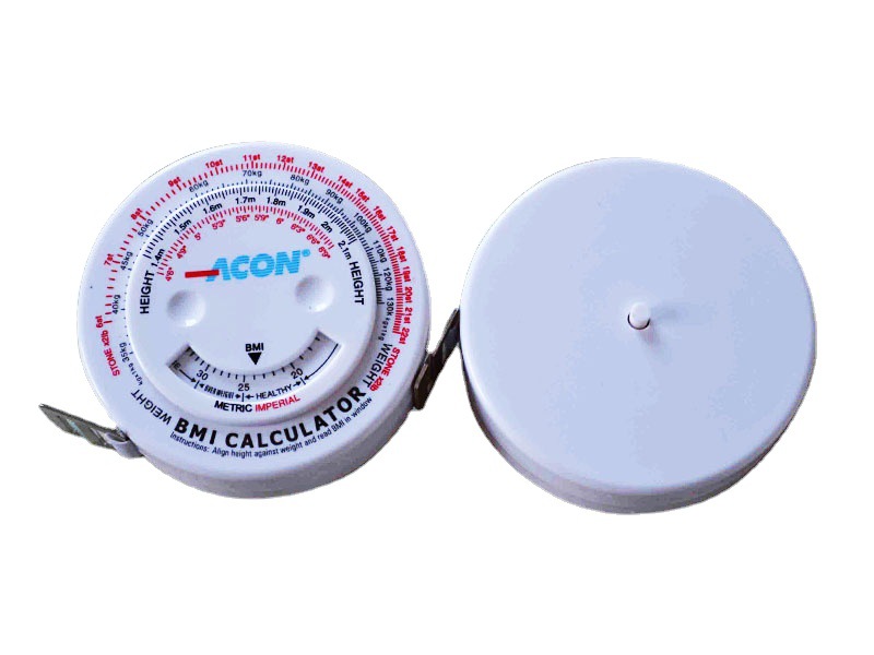 厂家供应BMI健康尺 圆形BMI健康尺 礼品卷尺